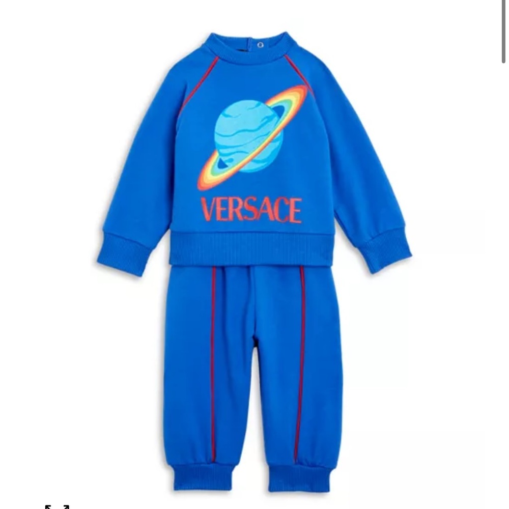 Versace Planet Sweatshirt & Jogger Pants Set 12 months